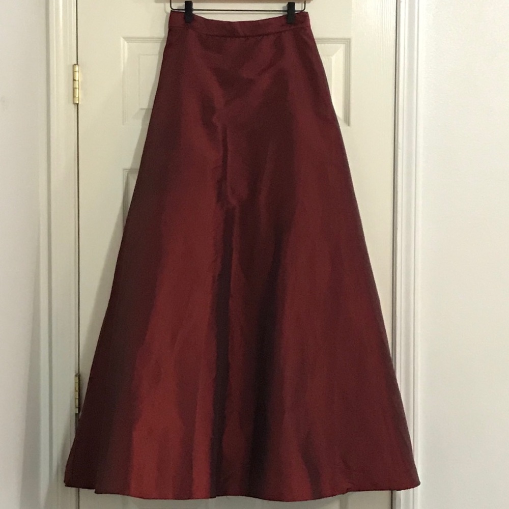 Vintage Red A-Line Skirt